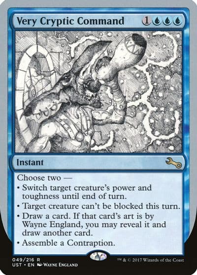 Very Cryptic Command A Unstable Magic card