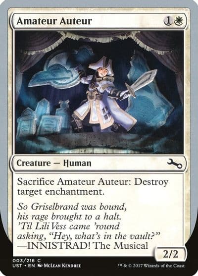 Amateur Auteur B Unstable Magic card