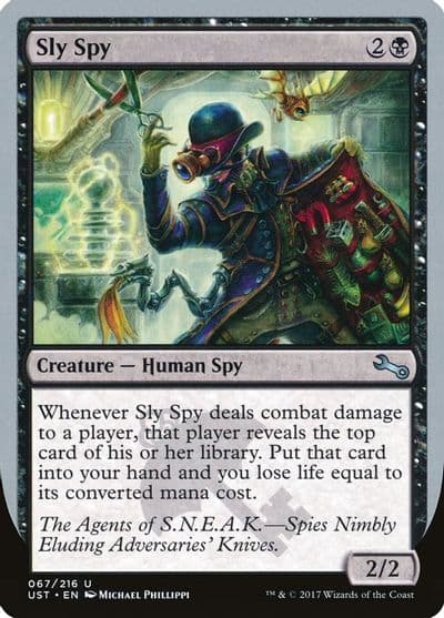Sly Spy E Unstable Magic card
