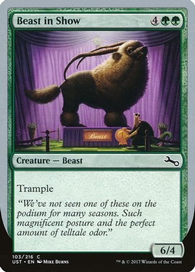 Beast in Show B Unstable Magic card
