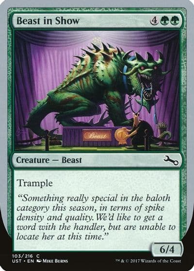 Beast in Show C Unstable Magic card