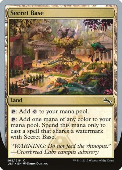 Secret Base E Unstable Magic card
