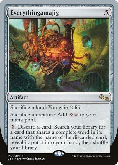 Everythingamajig E Unstable Magic card