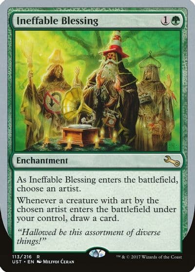 Ineffable Blessing B Unstable Magic card