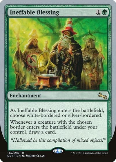 Ineffable Blessing C Unstable Magic card