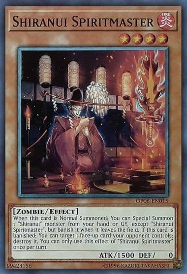 Shiranui Spiritmaster OTS Tournament Pack 6 Yu-Gi-Oh! card