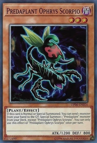 Predaplant Ophrys Scorpio OTS Tournament Pack 6 Yu-Gi-Oh! card