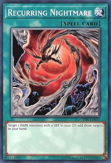 Recurring Nightmare OTS Tournament Pack 6 Yu-Gi-Oh! card