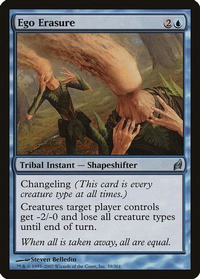 Ego Erasure Lorwyn Magic card