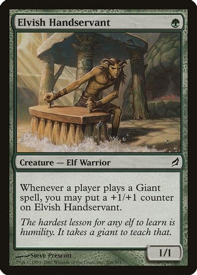 Elvish Handservant Lorwyn Magic card
