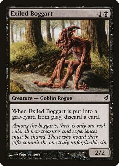 Exiled Boggart Lorwyn Magic card