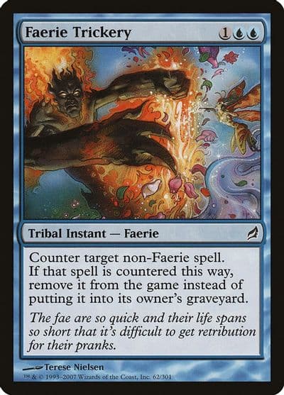 Faerie Trickery Lorwyn Magic card