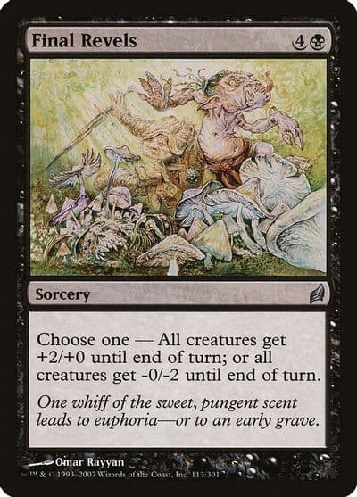 Final Revels Lorwyn Magic card