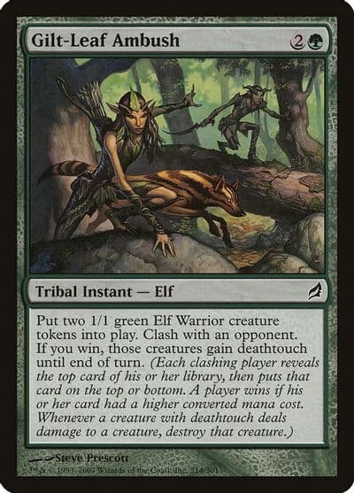 Gilt Leaf Ambush Lorwyn Magic card