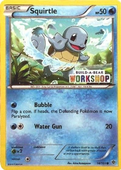 Squirtle (Build-A-Bear Workshop Exclusive) Miscellaneous Cards & Products Pokemon card