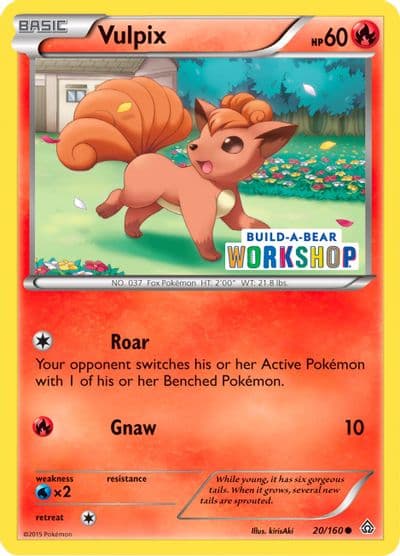 Vulpix (Build-A-Bear Workshop Exclusive) Miscellaneous Cards & Products Pokemon card