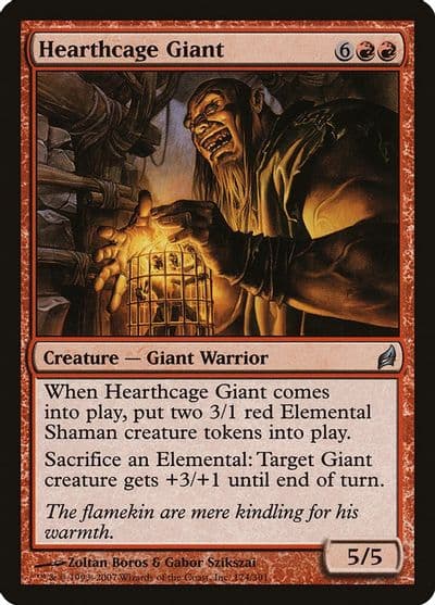 Hearthcage Giant Lorwyn Magic card