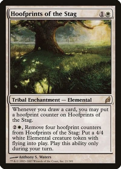 Hoofprints of the Stag Lorwyn Magic card