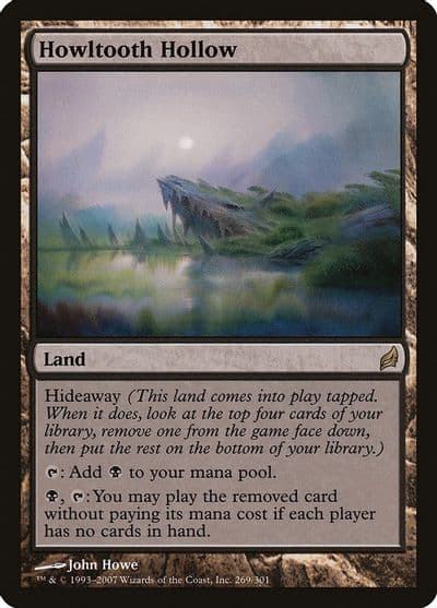 Howltooth Hollow Lorwyn Magic card