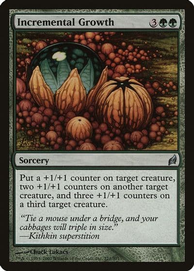 Incremental Growth Lorwyn Magic card