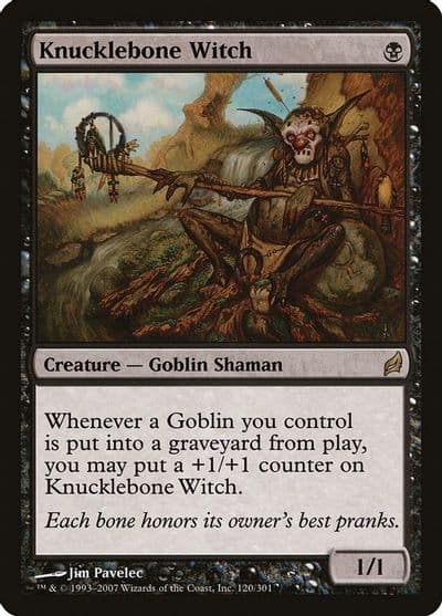 Knucklebone Witch Lorwyn Magic card