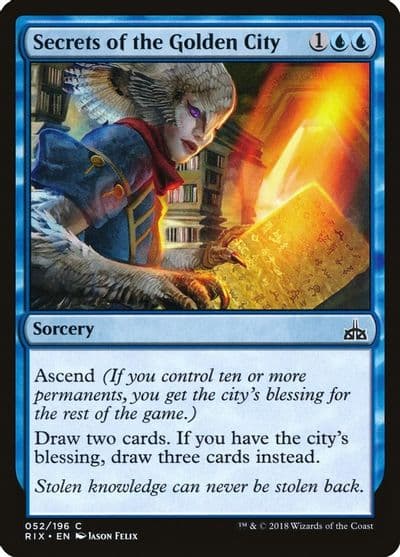Secrets of the Golden City Rivals of Ixalan Magic card