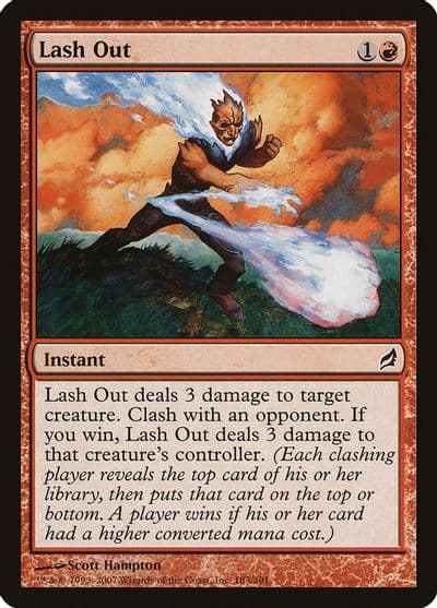 Lash Out Lorwyn Magic card