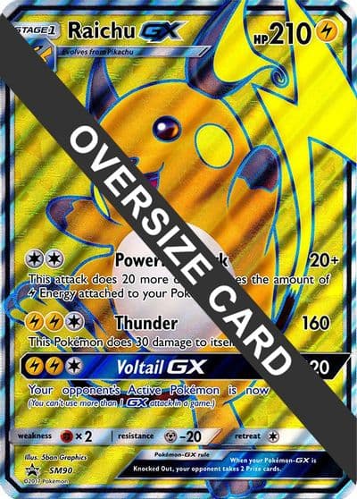 Raichu GX - SM90 Jumbo Cards Pokemon card