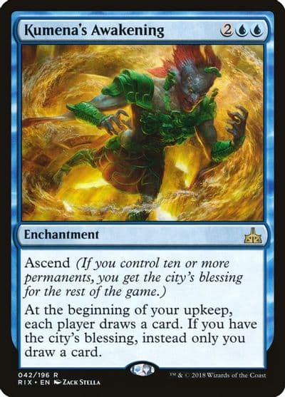 Kumenas Awakening Rivals of Ixalan Magic card