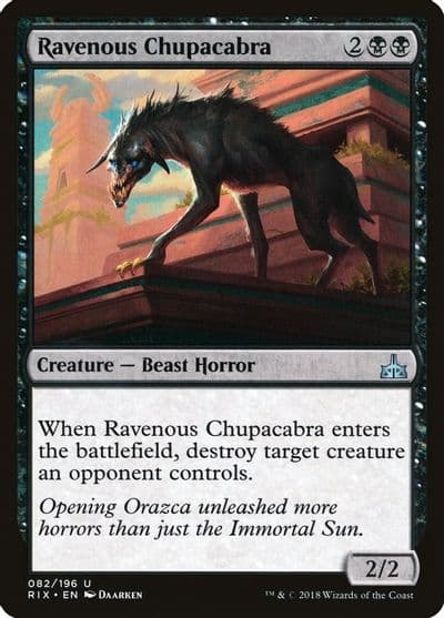 Ravenous Chupacabra Rivals of Ixalan Magic card
