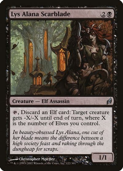 Lys Alana Scarblade Lorwyn Magic card