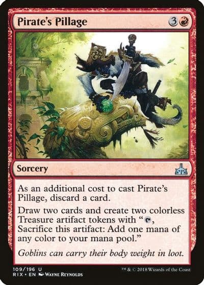 Pirates Pillage Rivals of Ixalan Magic card