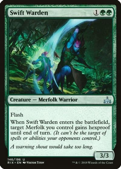 Swift Warden Rivals of Ixalan Magic card