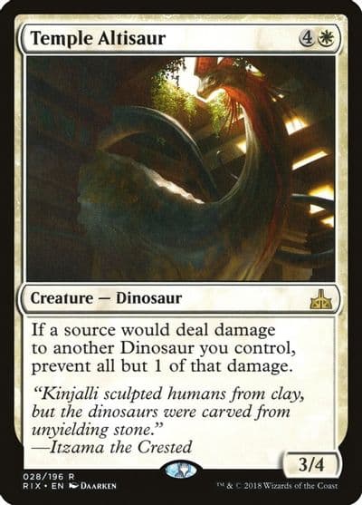 Temple Altisaur Rivals of Ixalan Magic card