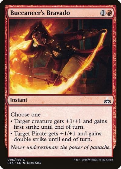 Buccaneers Bravado Rivals of Ixalan Magic card