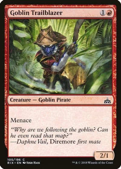 Goblin Trailblazer Rivals of Ixalan Magic card