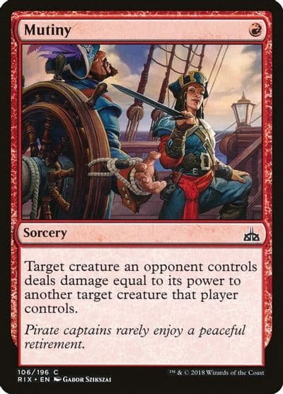 Mutiny Rivals of Ixalan Magic card