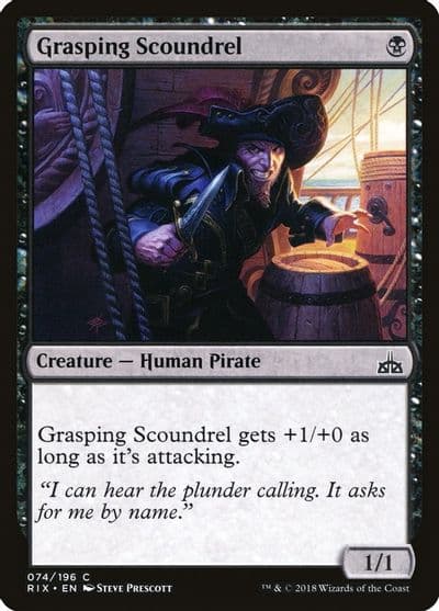 Grasping Scoundrel Rivals of Ixalan Magic card