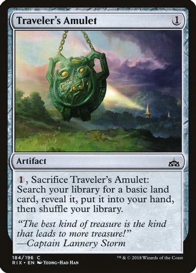 Travelers Amulet Rivals of Ixalan Magic card