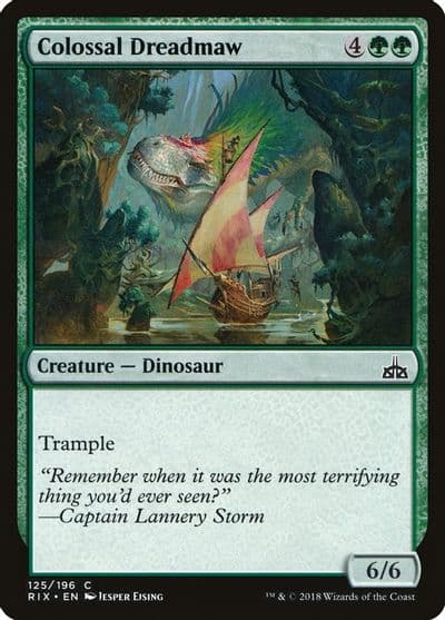 Colossal Dreadmaw Rivals of Ixalan Magic card