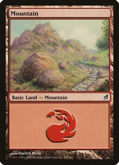 Mountain 297 Lorwyn Magic card