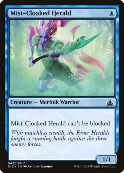 Mist Cloaked Herald Rivals of Ixalan Magic card