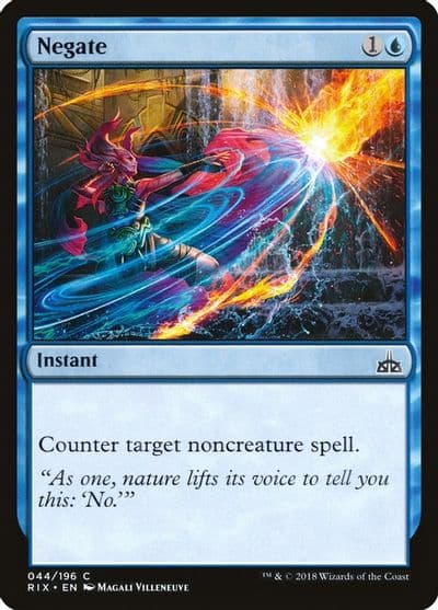 Negate Rivals of Ixalan Magic card