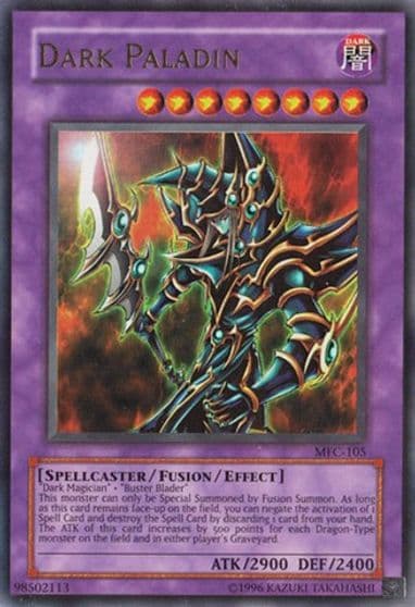 Dark Paladin Reprint Artwork Magician's Force Yu-Gi-Oh! card