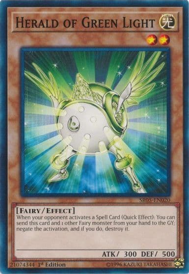 Herald of Green Light Structure Deck: Wave of Light Yu-Gi-Oh! card