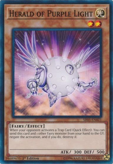 Herald of Purple Light Structure Deck: Wave of Light Yu-Gi-Oh! card