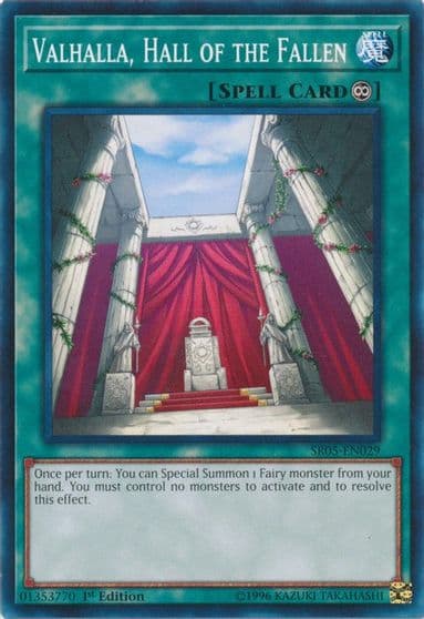 Valhalla Hall of the Fallen Structure Deck: Wave of Light Yu-Gi-Oh! card
