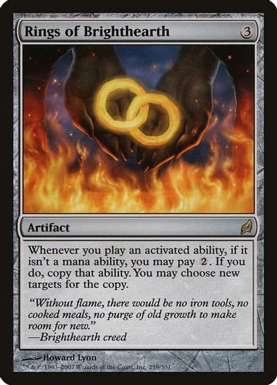 Rings of Brighthearth Lorwyn Magic card