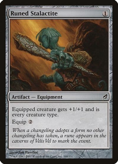 Runed Stalactite Lorwyn Magic card