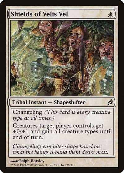 Shields of Velis Vel Lorwyn Magic card